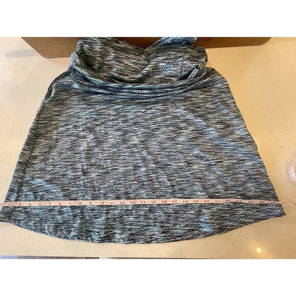 MPG Midi Dress Teal Blue Built in Bra Racerback Athletic Size Small - Picture 12 of 12